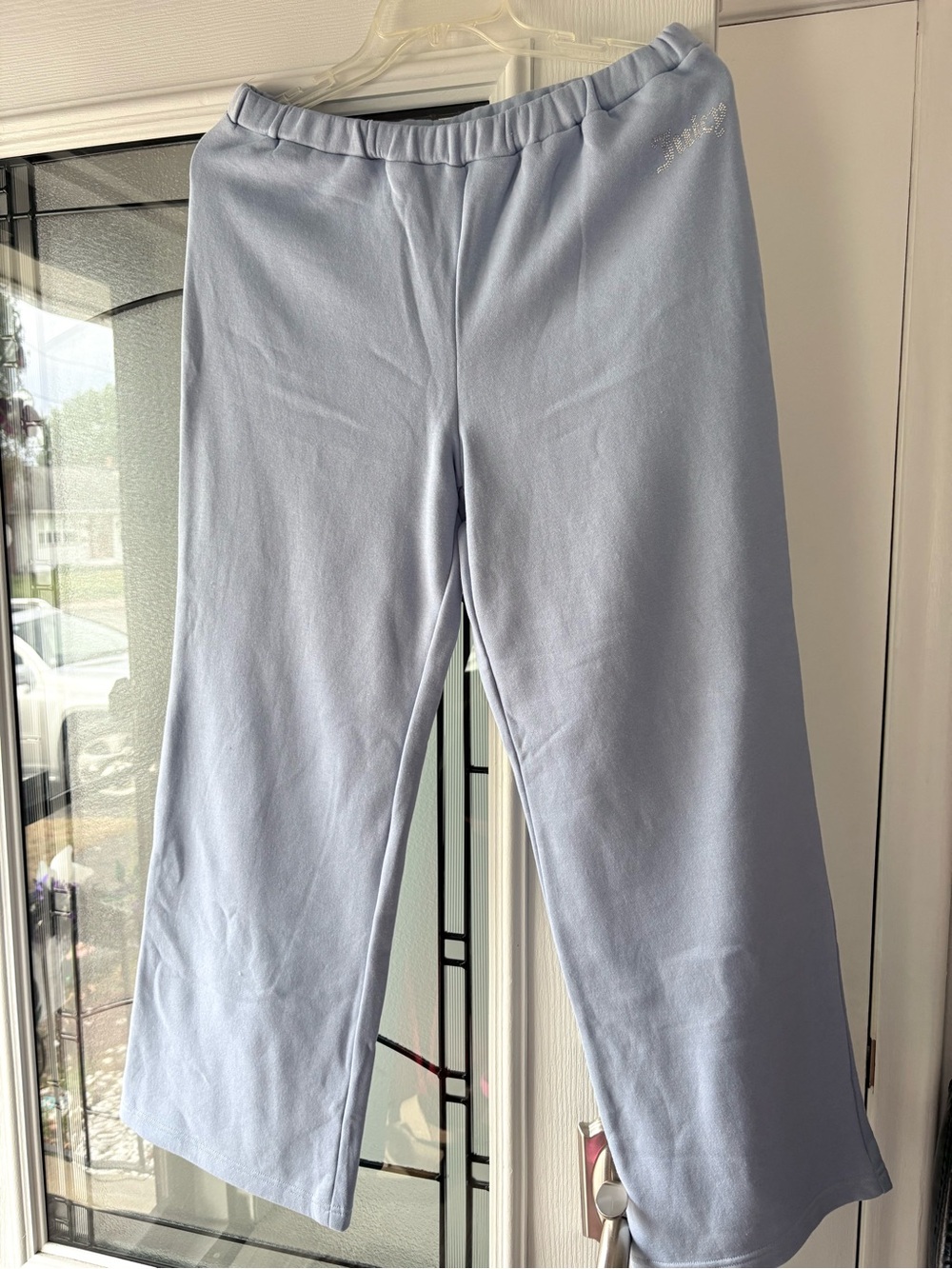 Juicy Couture Light Blue Men's Sweatpants - Elastic Waist